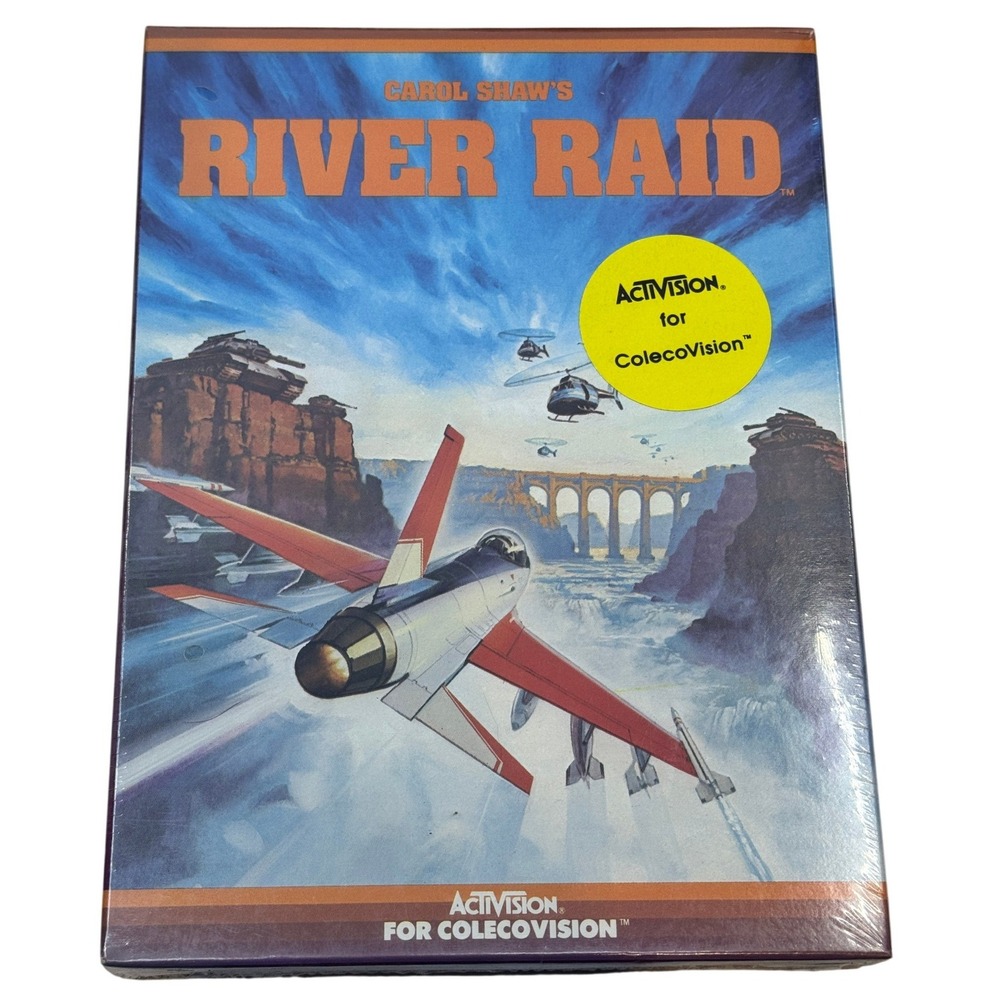 Activision River Raid ColecoVision Video Game Carol Shaw VS-002-02 New Sealed